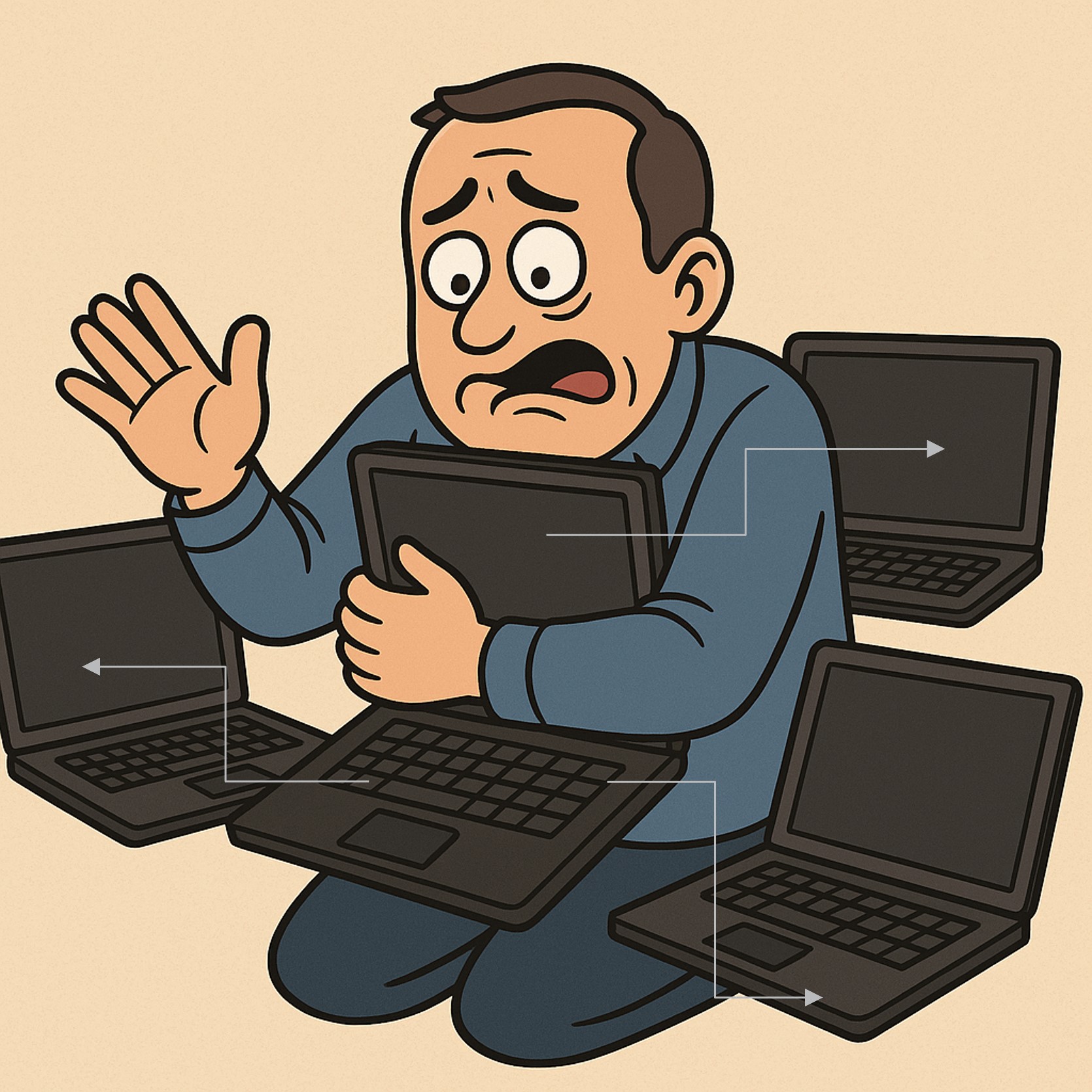 Diagram of traditional cybersecurity vendors trying to block spread and entry