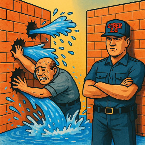 Paradox illustration: allowing exit while blocking entry